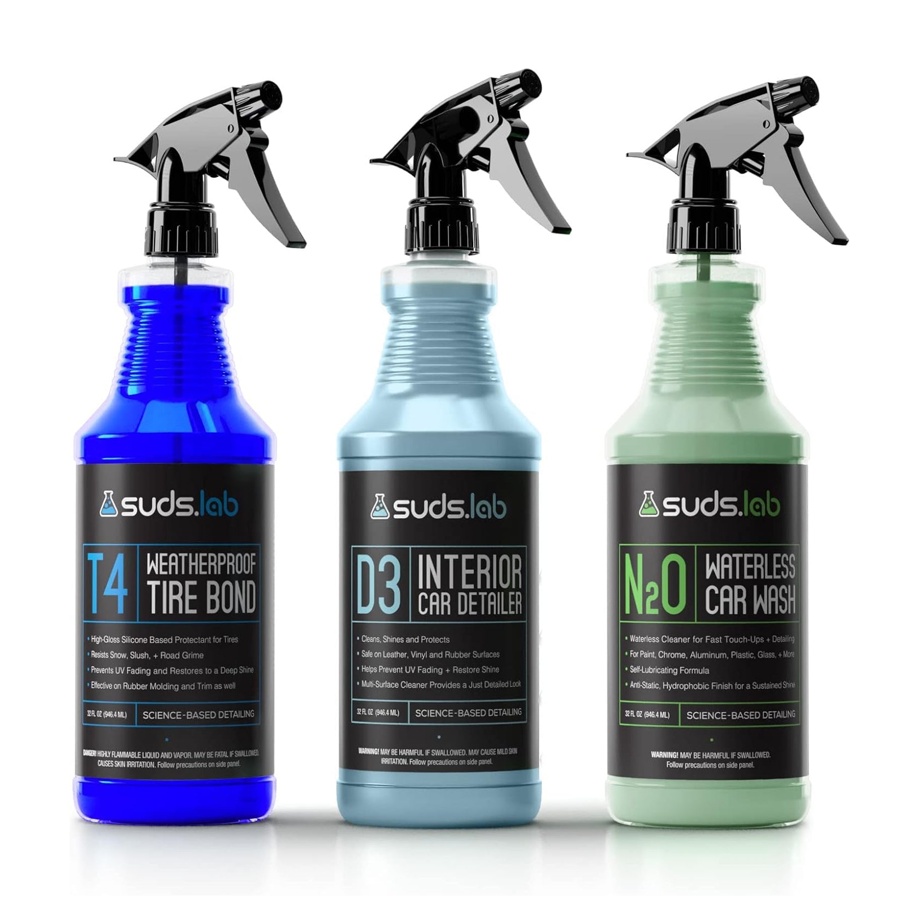 Quick Car Detailer Kit with N2O, D3 and T4
