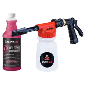 F3 Car Cleaning Foam Gun with XP High Foaming Car Wash Shampoo
