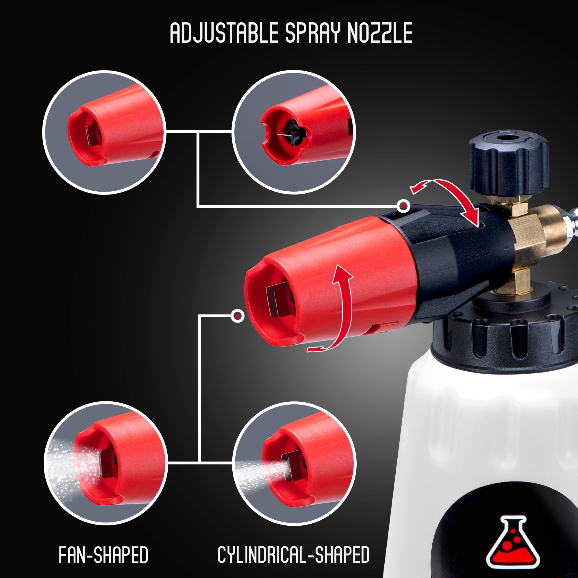 F1 Professional Foam Cannon with XP High Foaming Car Wash Shampoo