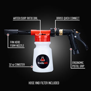 F3 Car Cleaning Foam Gun with XP High Foaming Car Wash Shampoo