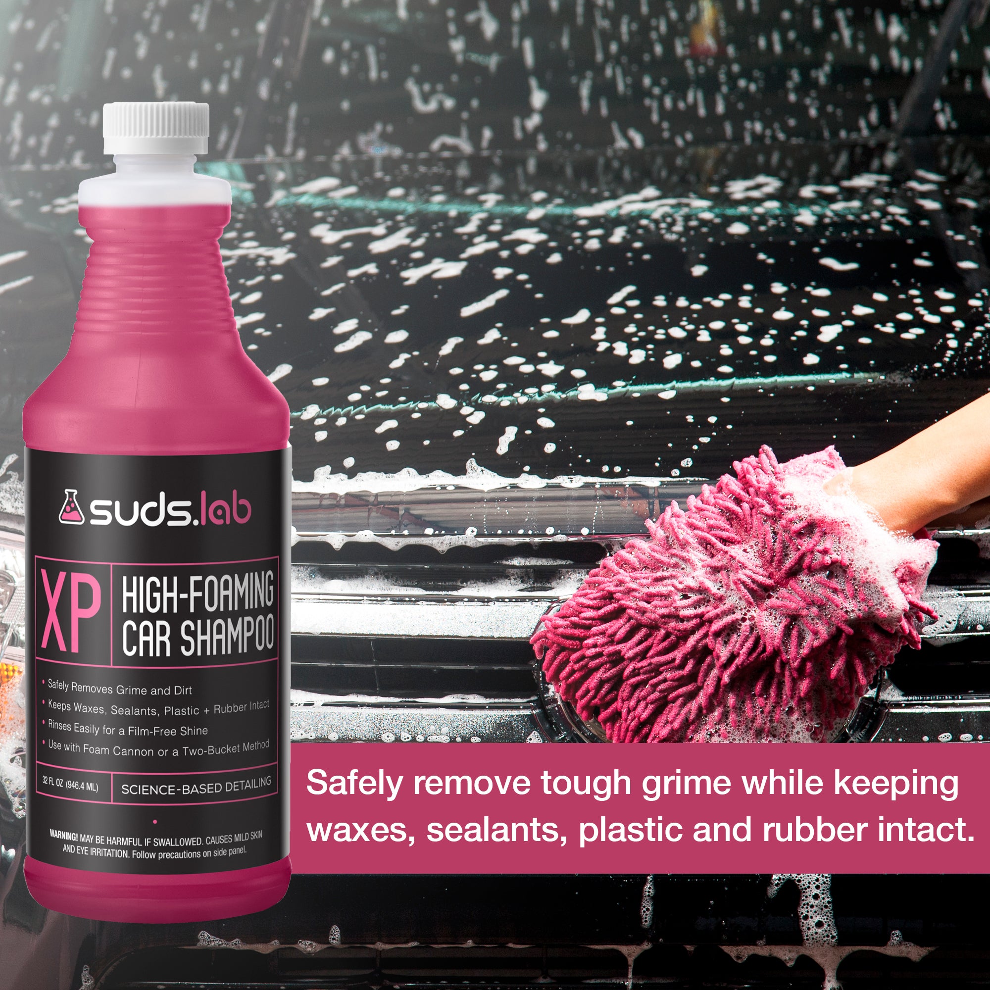 F3 Car Cleaning Foam Gun with XP High Foaming Car Wash Shampoo