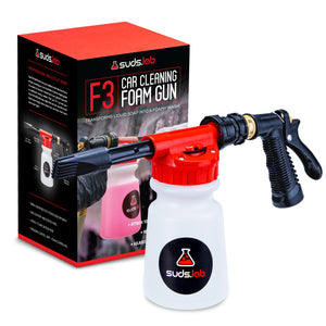F3 Car Cleaning Foam Gun with XP High Foaming Car Wash Shampoo