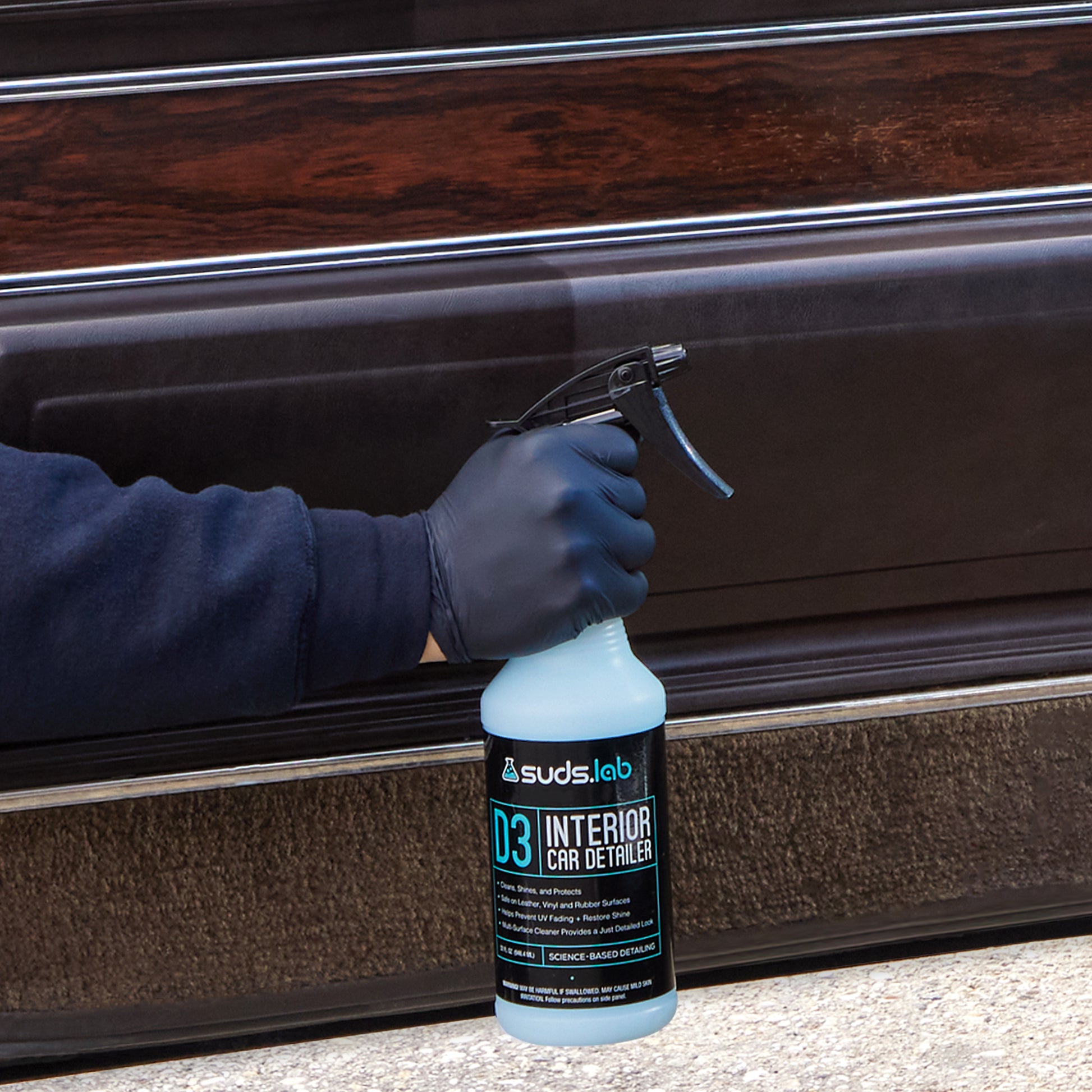 D3 Interior Car Detailer, 32 oz.