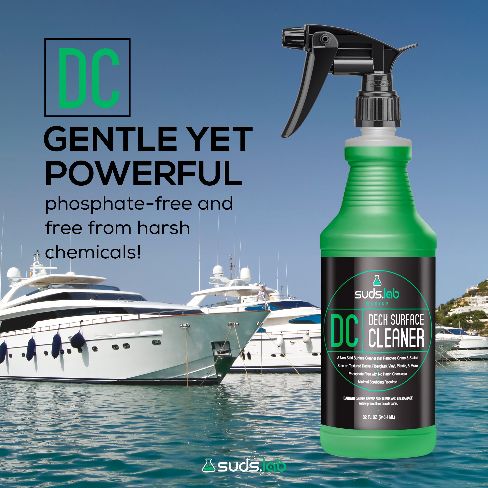 DC Deck Surface Cleaner, 32 oz. | Premium Car Detailing Solution