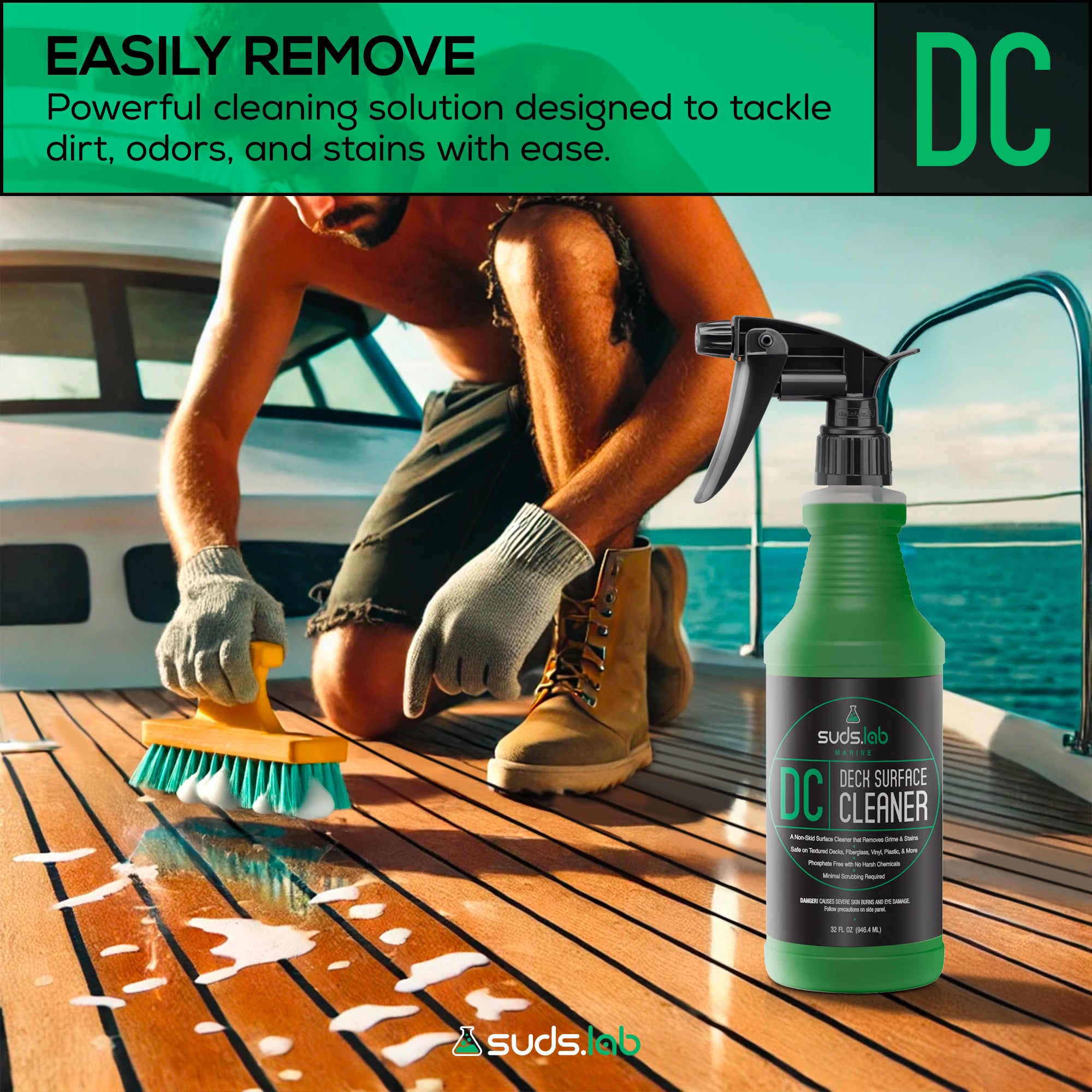 DC Deck Surface Cleaner, 32 oz. | Premium Car Detailing Solution