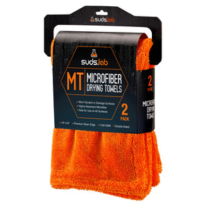 MT Large Microfiber Drying Towels 18x24 (2-Pack)