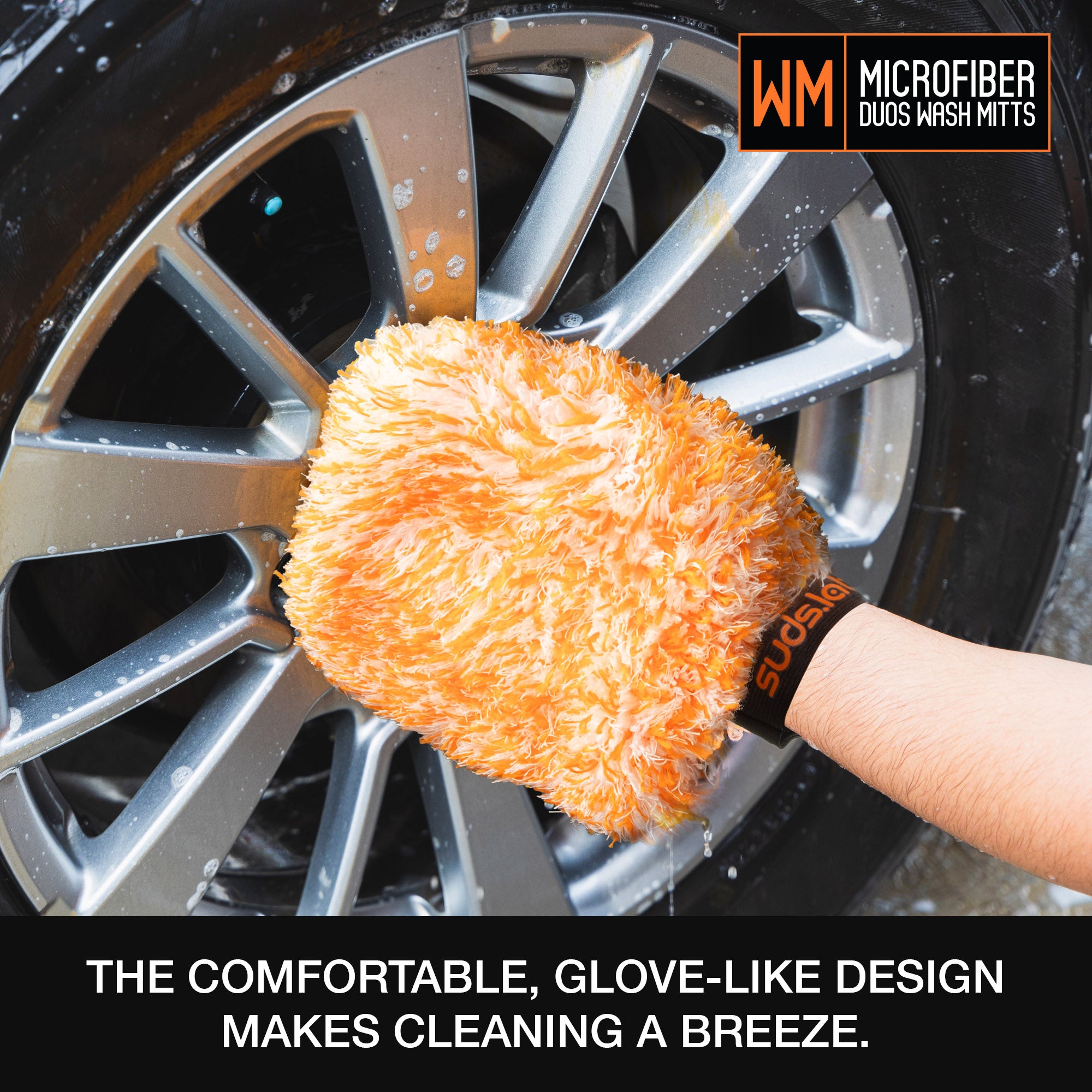 WM Microfiber Duos Wash Mitts (2-Pack) – SudsLab