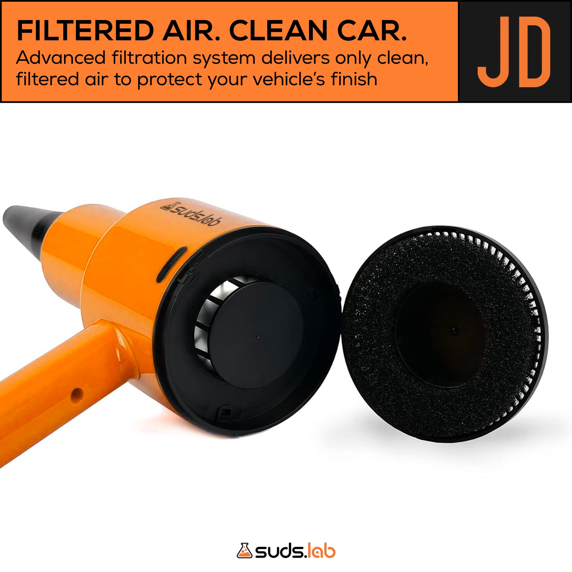 JD Jet Dry Car Drying Blower (2 Nozzles & 20 ft Power Cord – 1.5 HP)