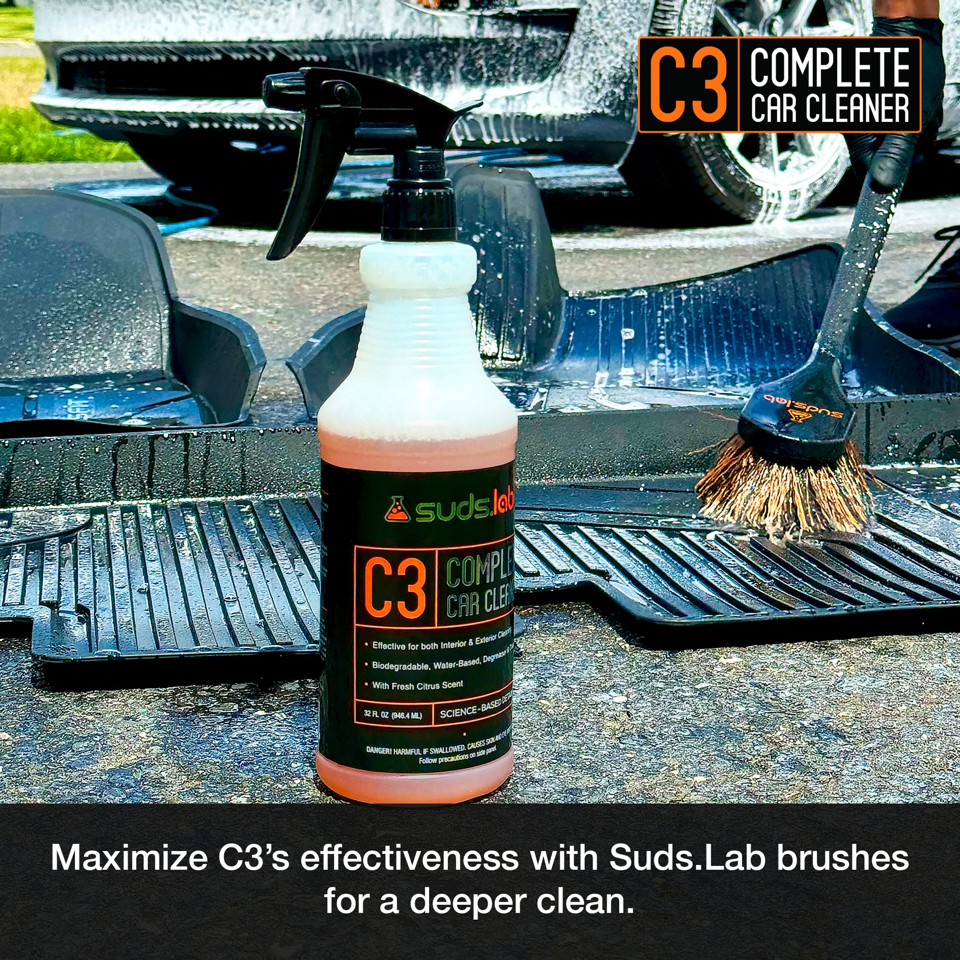 C3 Complete Car Cleaner, 32 oz.