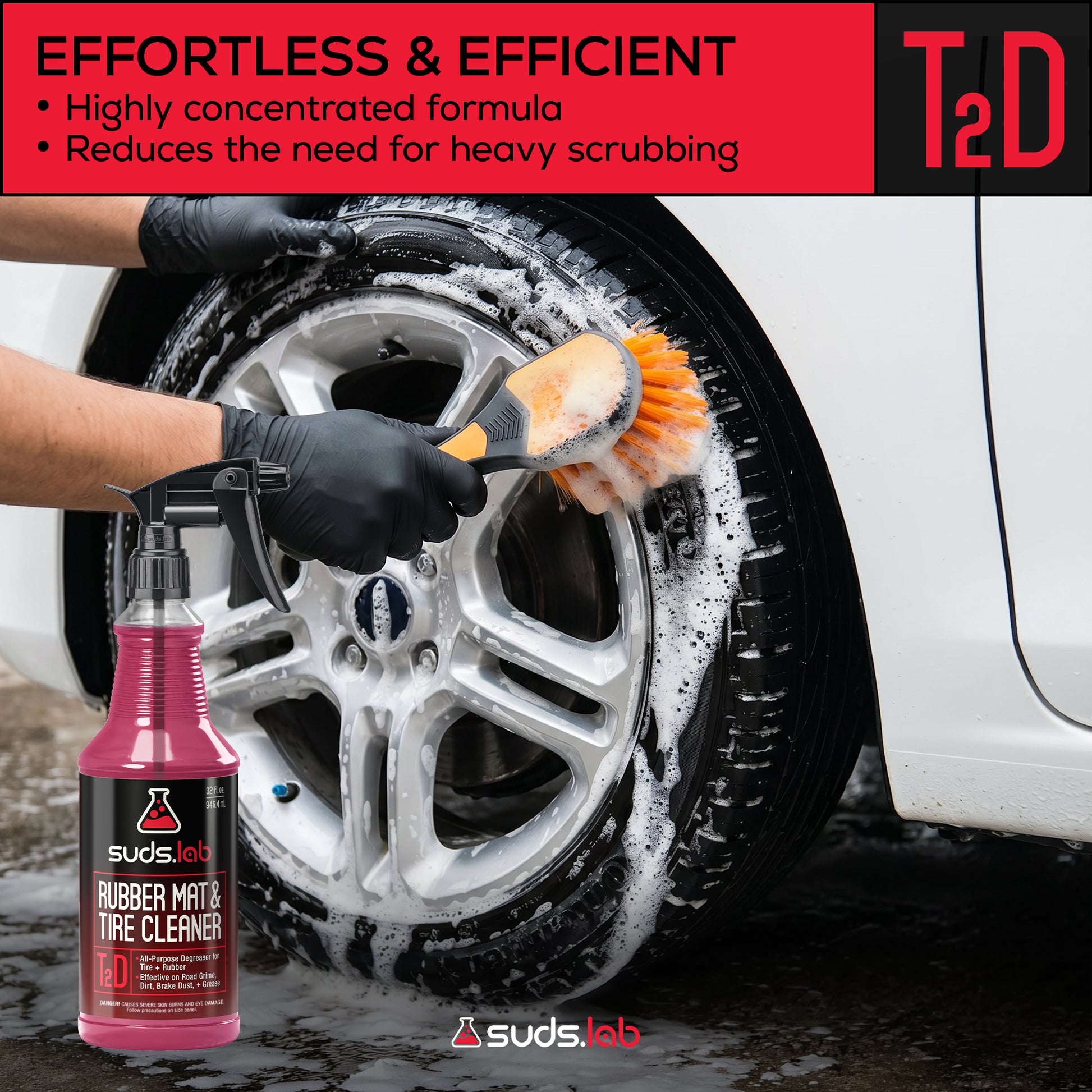 T2D Total Tire Degreaser, 32 oz.