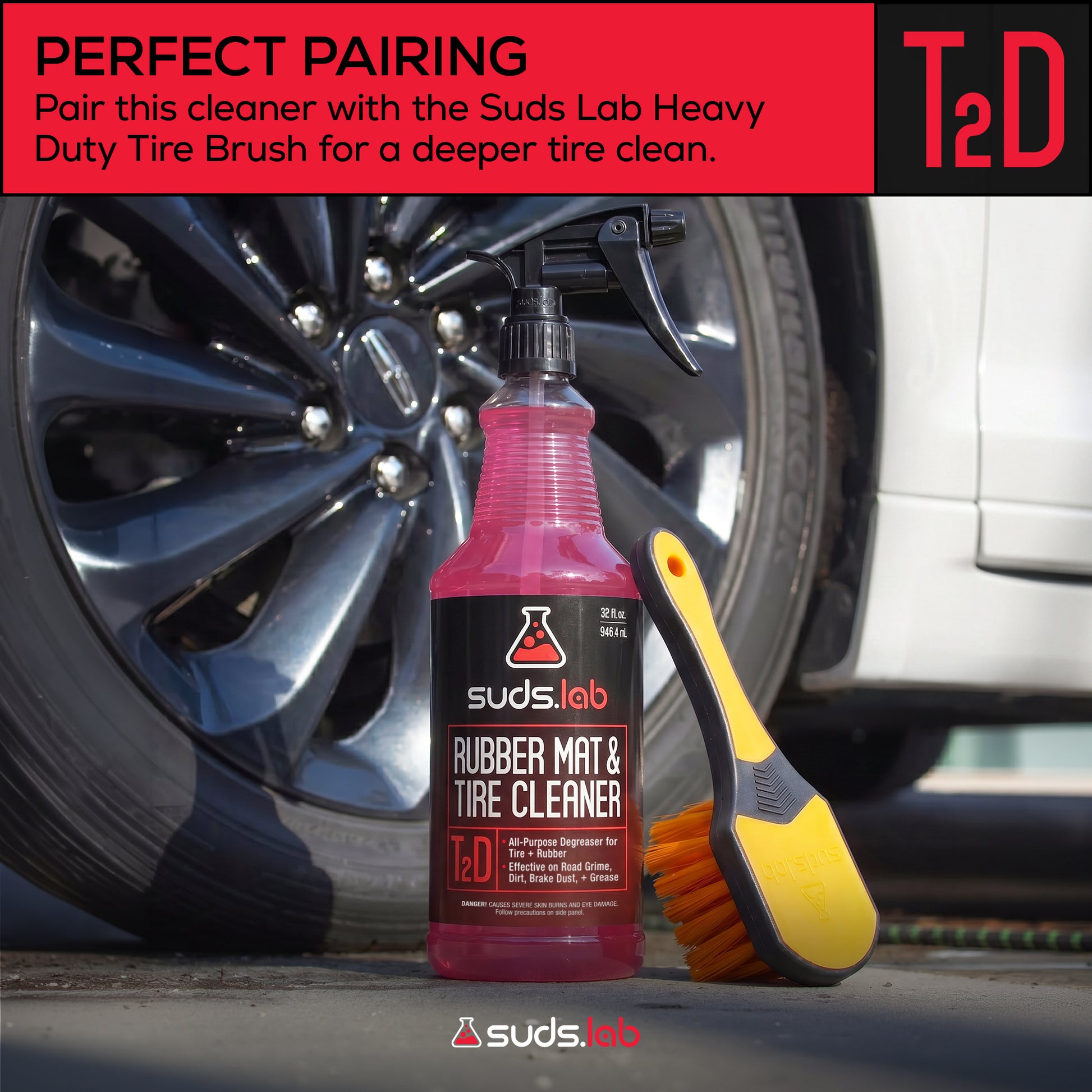 T2D Total Tire Degreaser, 32 oz.
