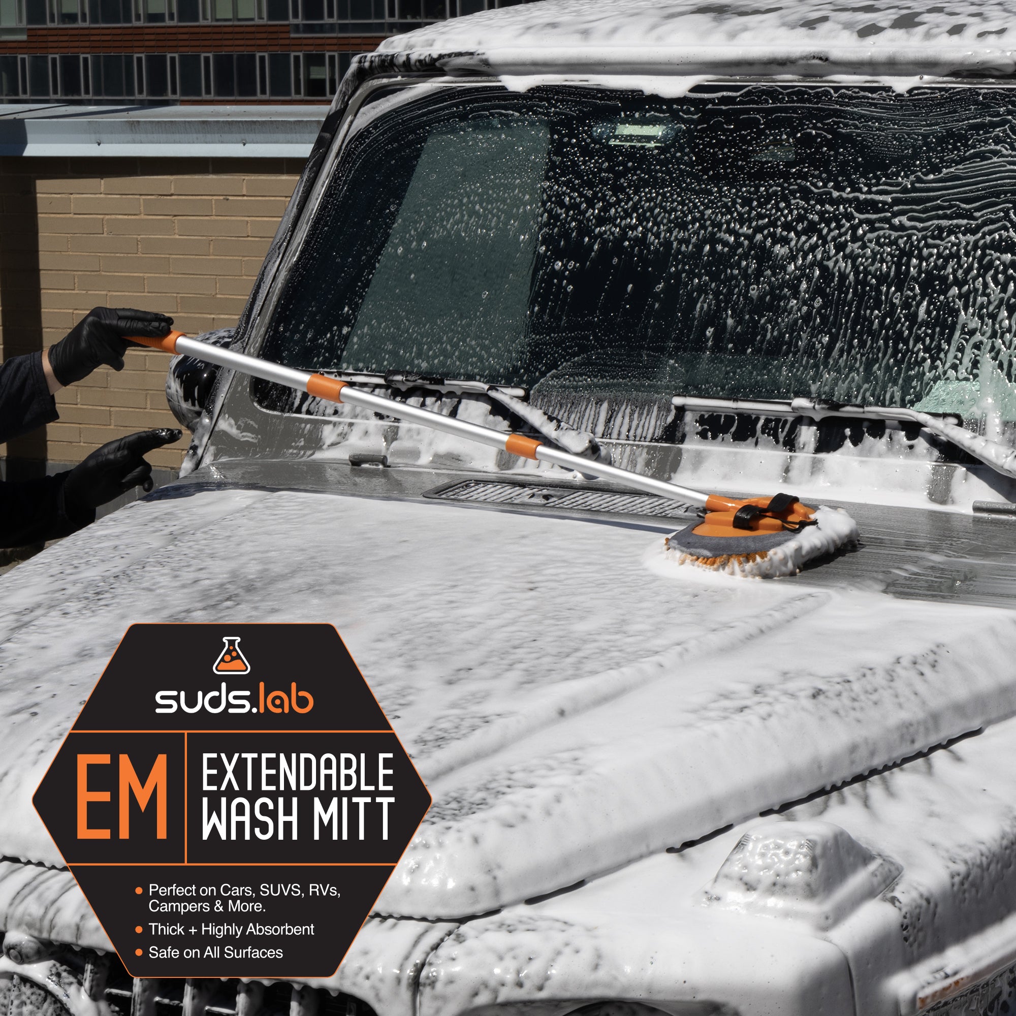 EM 60'' Extendable Wash Mitt – SudsLab