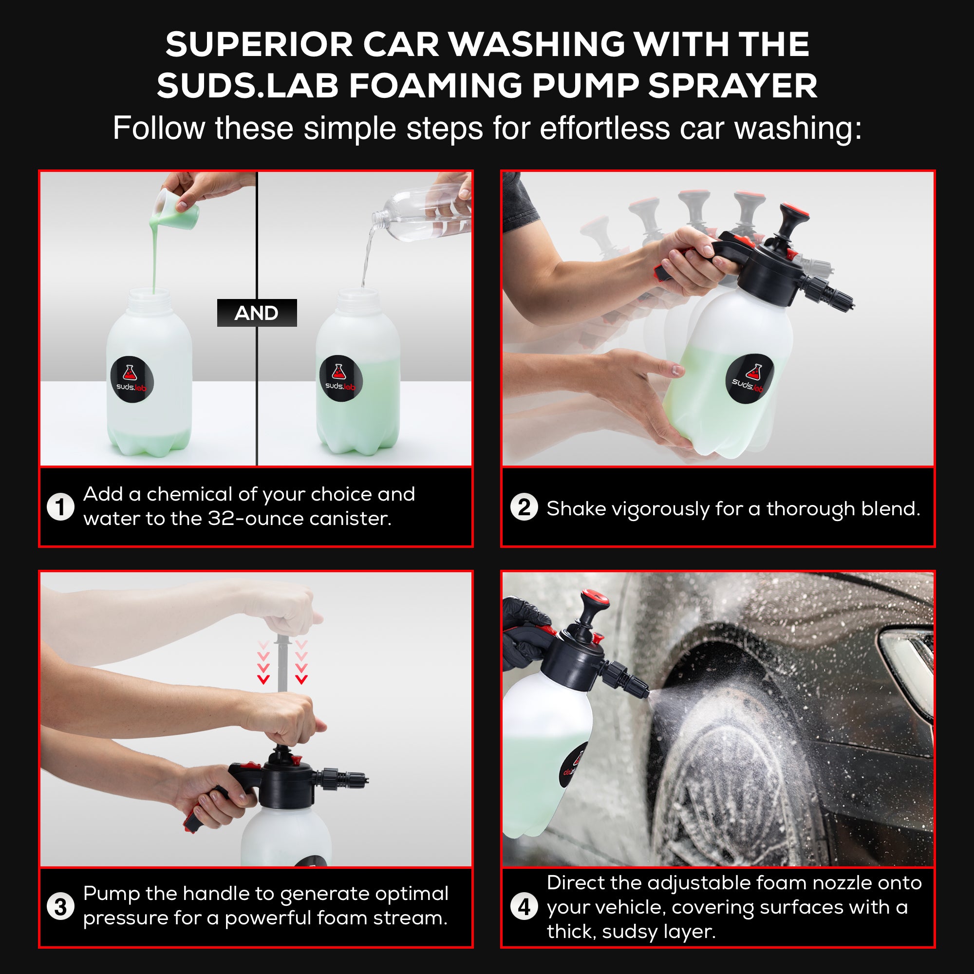 Foaming Pump Sprayer | Suds Lab – SudsLab