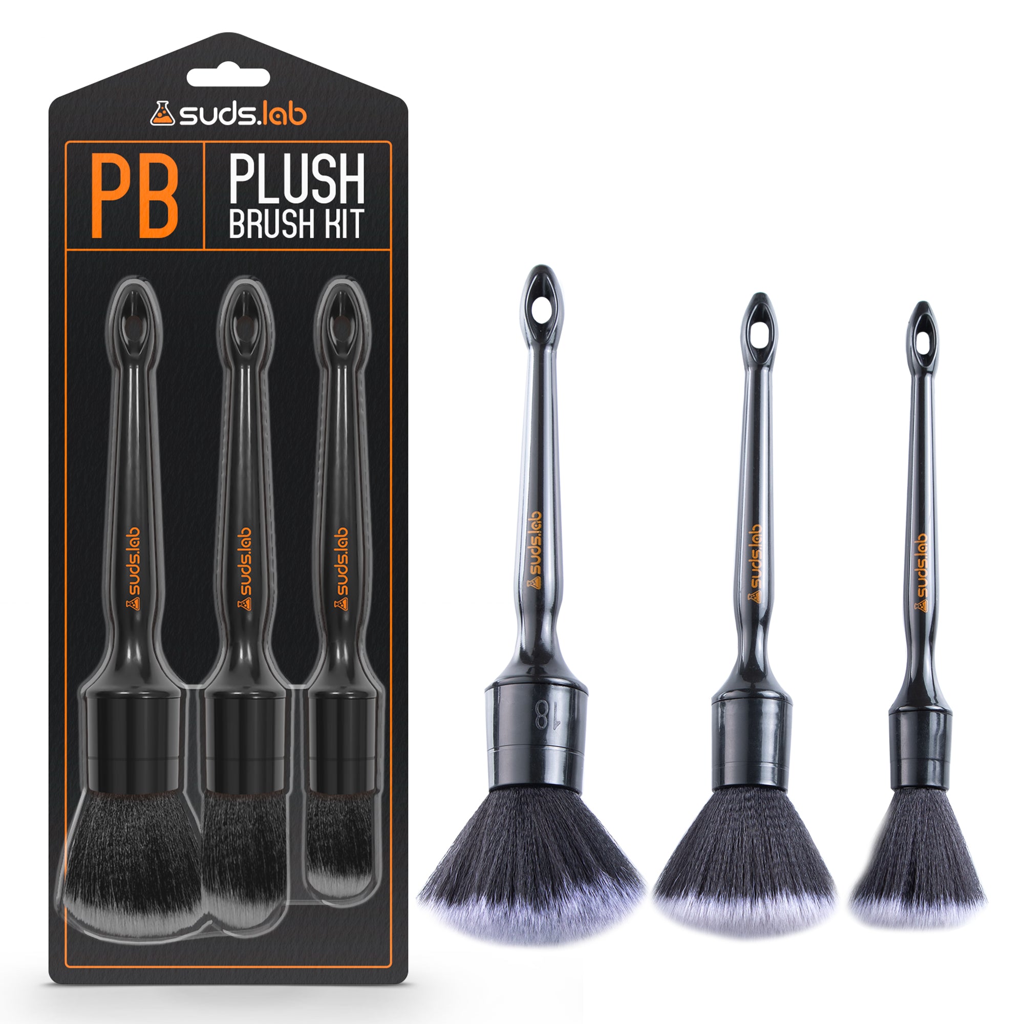 PB Plush Brush Kit 3 Pack