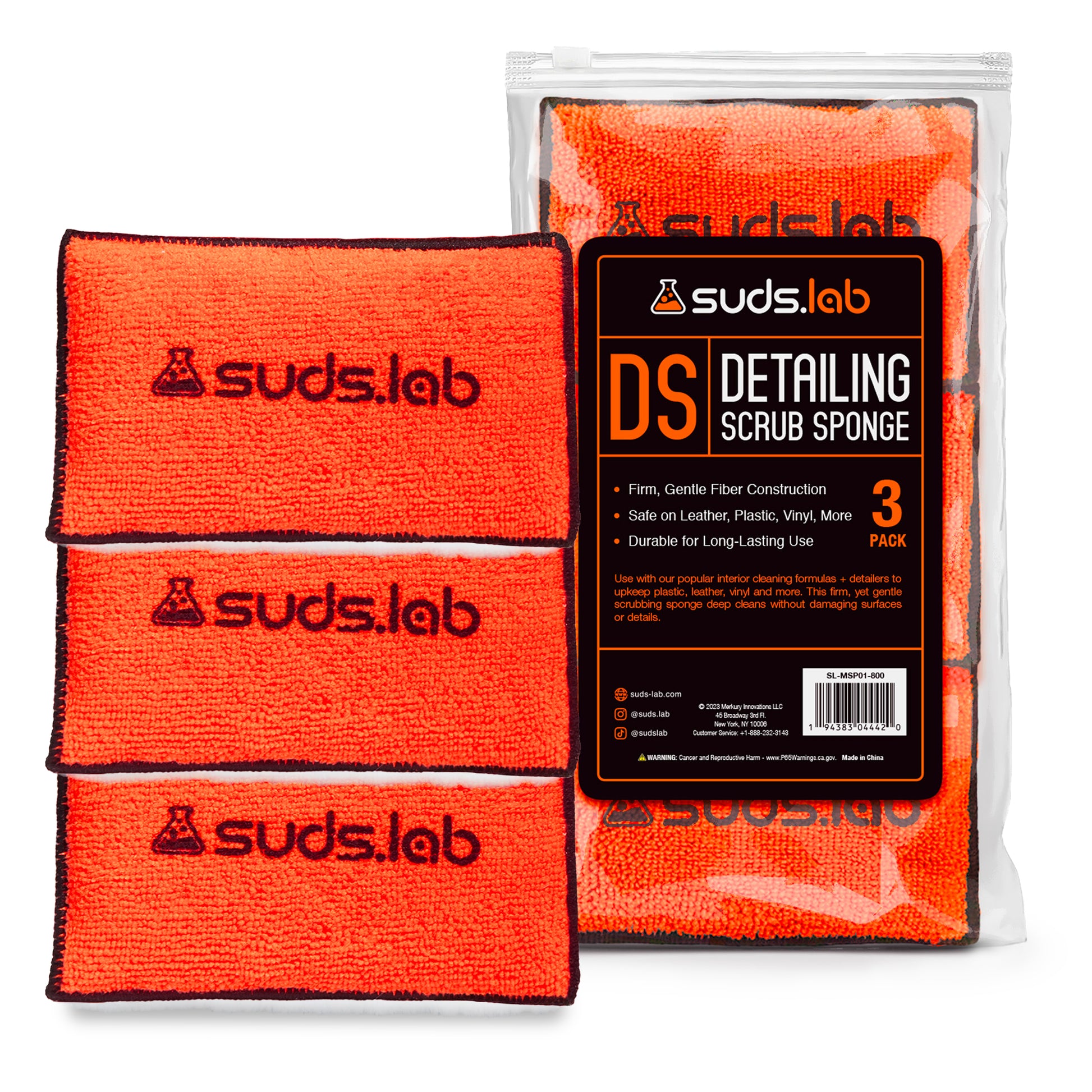 DS Detailing Scrub Sponge  (3-Pack)