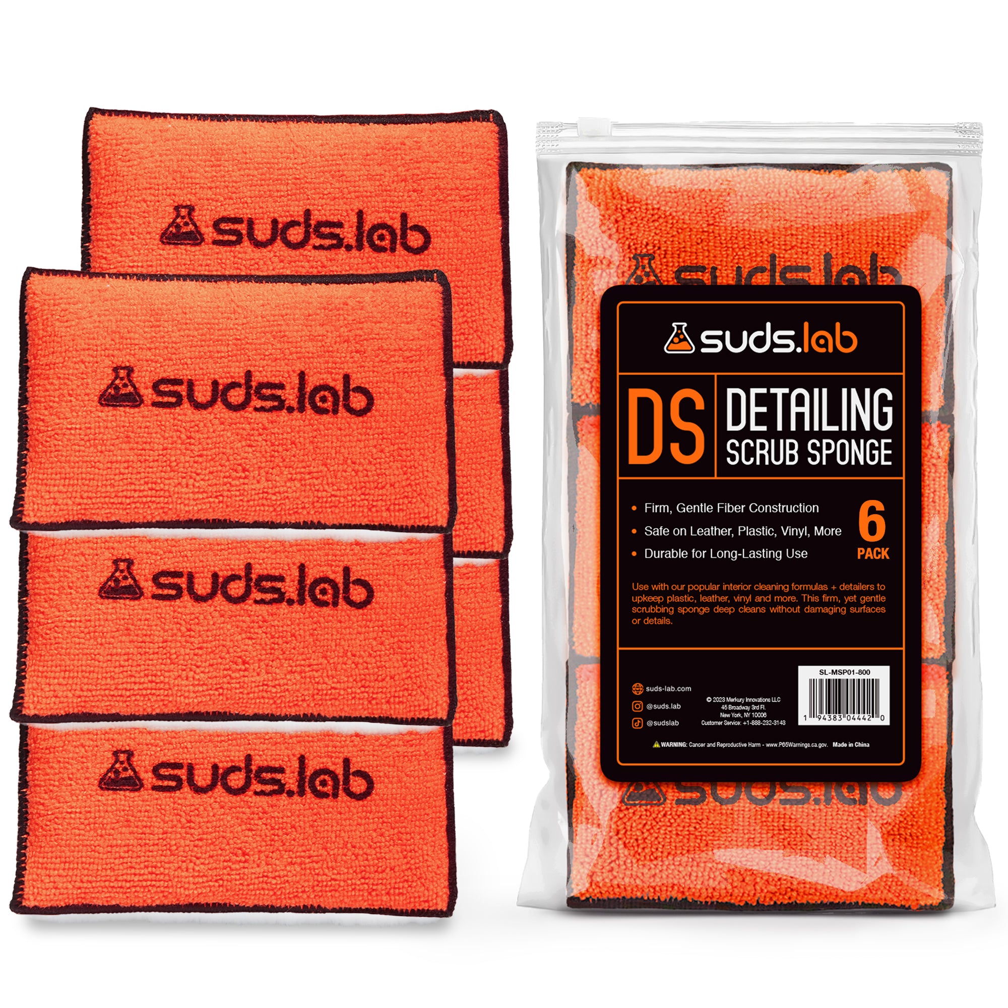 DS Detailing Scrub Sponge (6-Pack)