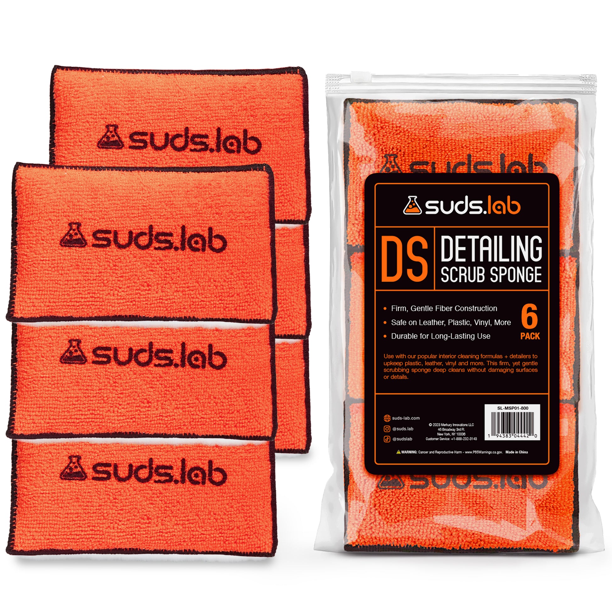 DS Detailing Scrub Sponge (6-Pack)