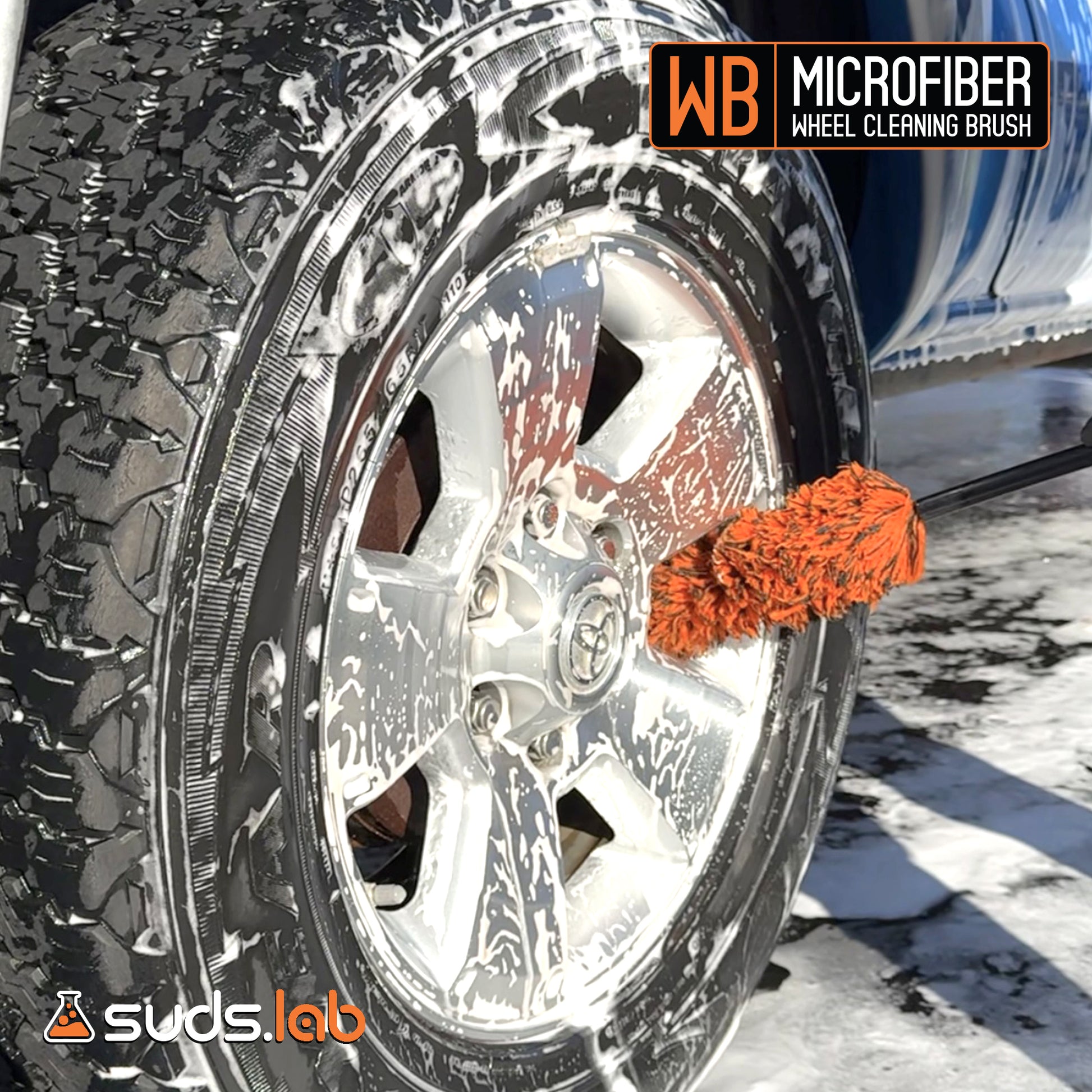 WB Microfiber Wheel Cleaning Brush