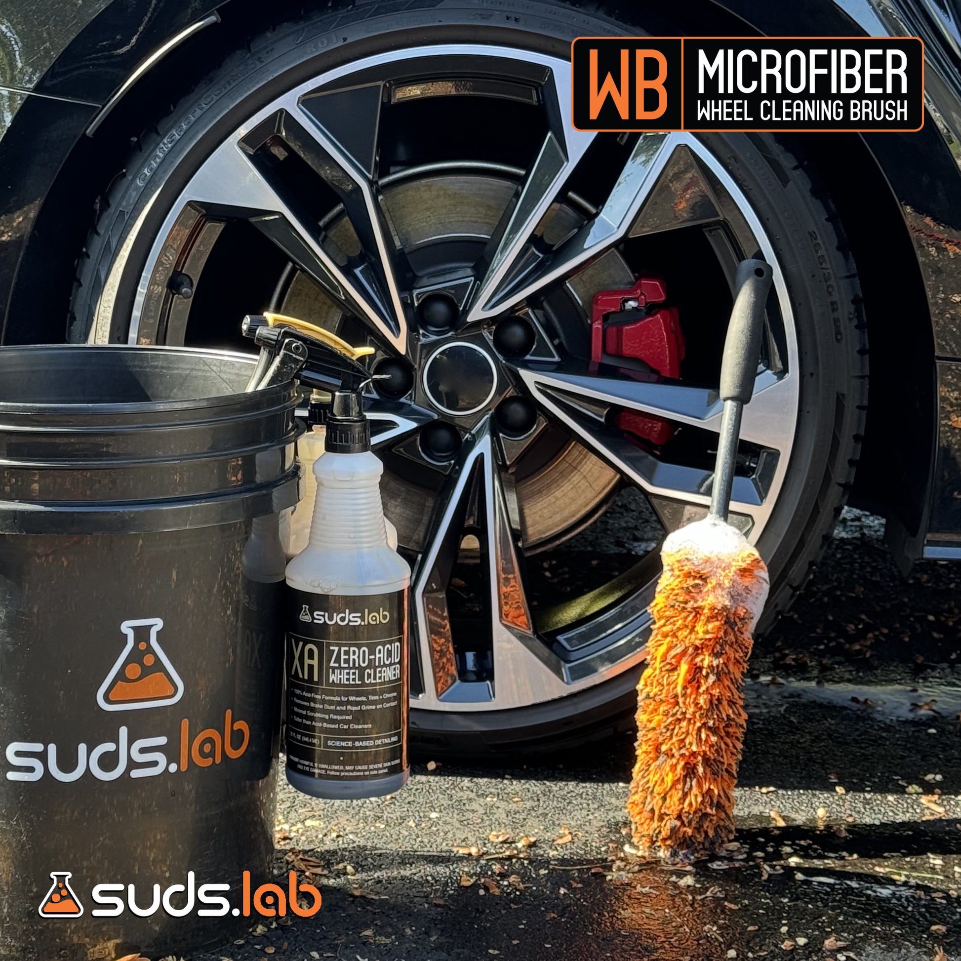 WB Microfiber Wheel Cleaning Brush