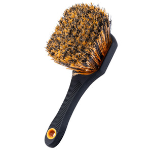 SB Wheel Spoke Brush, Rubberized Handle