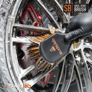 SB Wheel Spoke Brush, Plastic Handle