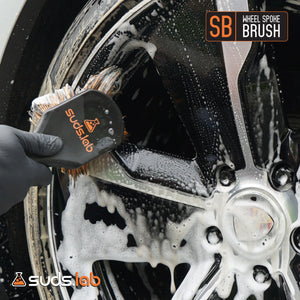 SB Wheel Spoke Brush, Plastic Handle