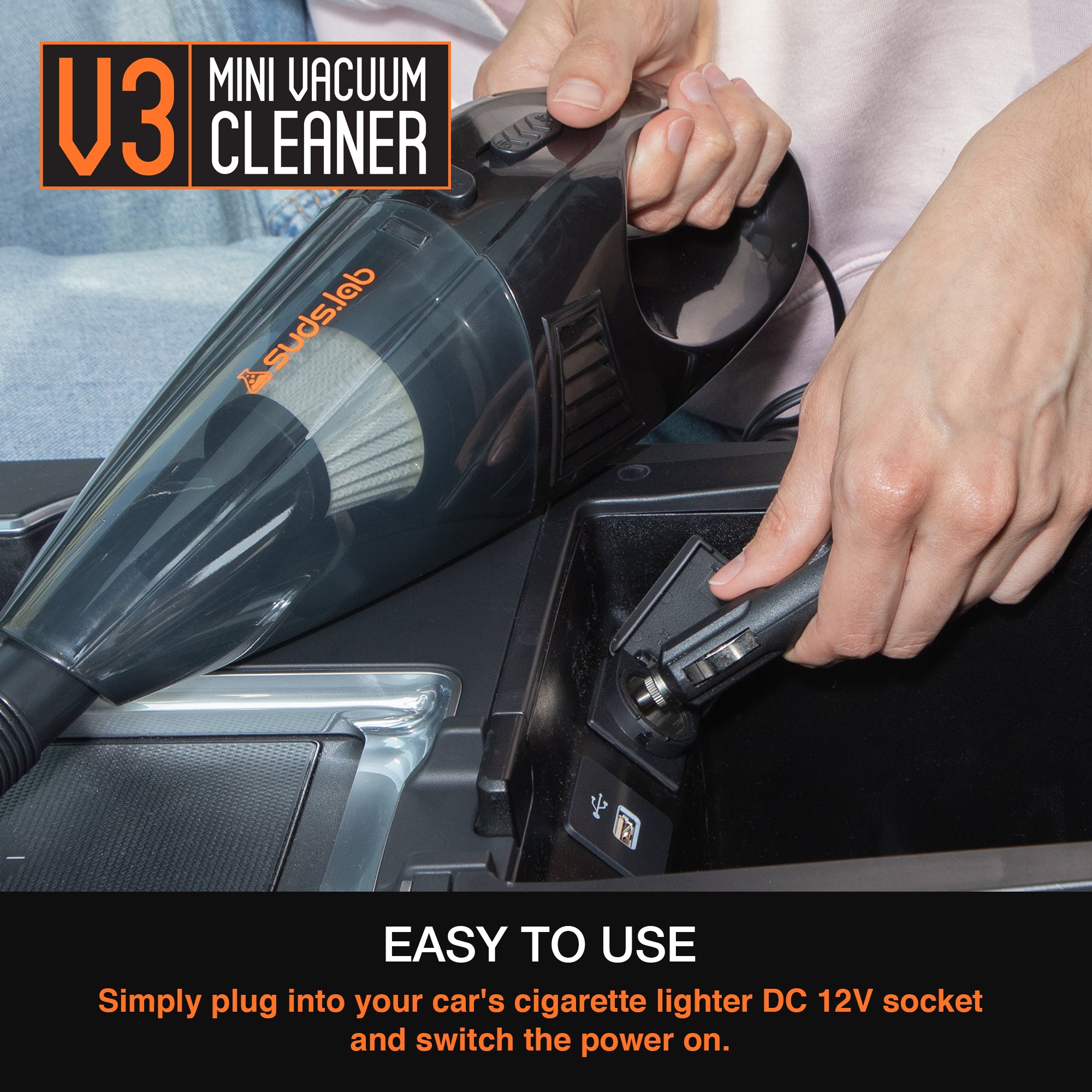 Car vacuum plug into cigarette lighter discount