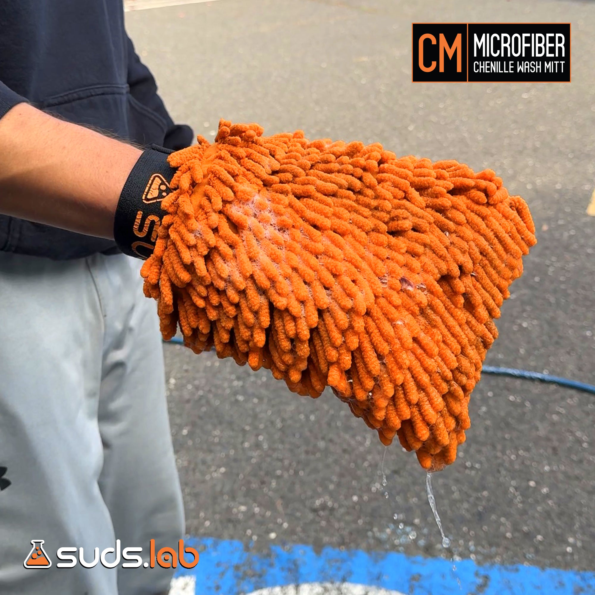 CM Microfiber Chenille Wash Mitt – SudsLab