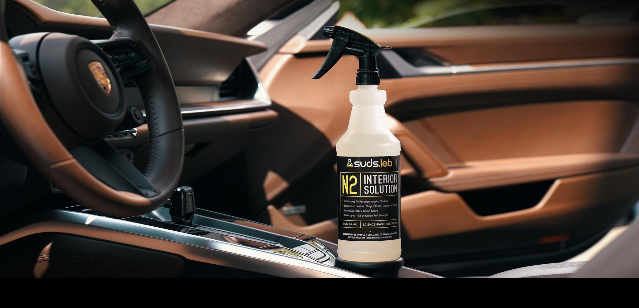  Suds Lab CP Ceramic Protective Wash, Hydrophobic Finish Car  Wash Soap, Water Activated Easy To Use Water and Dirt Repelling Cleaner And  Finish Treatment, High Gloss Spot Free Shine 32 oz. 