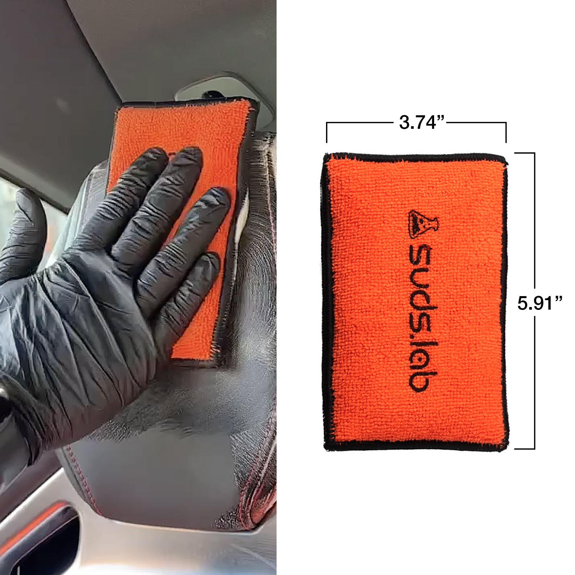 DS Microfiber Detailing Scrub Pad 3 Pack