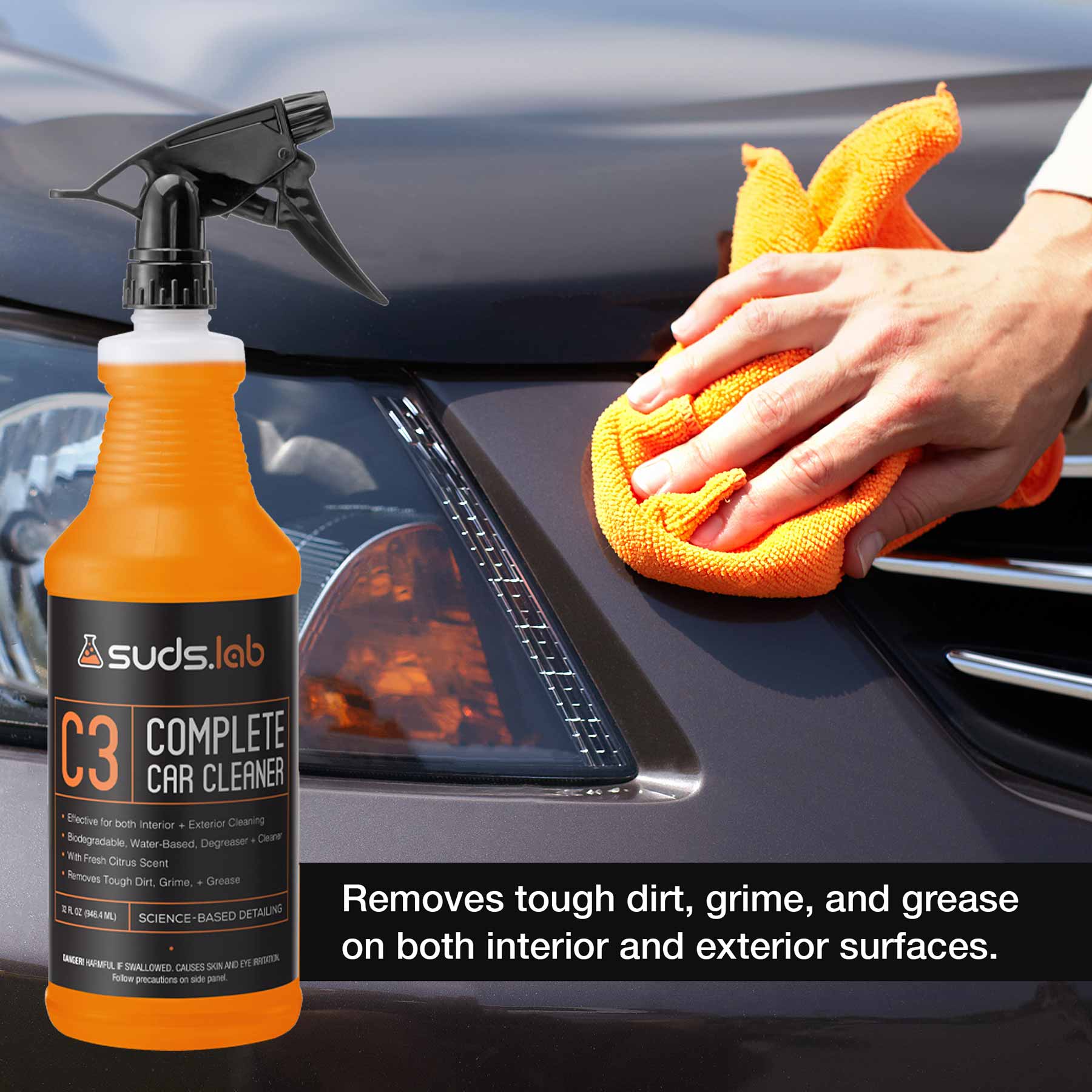 C3 Complete Car Cleaner, 32 oz.