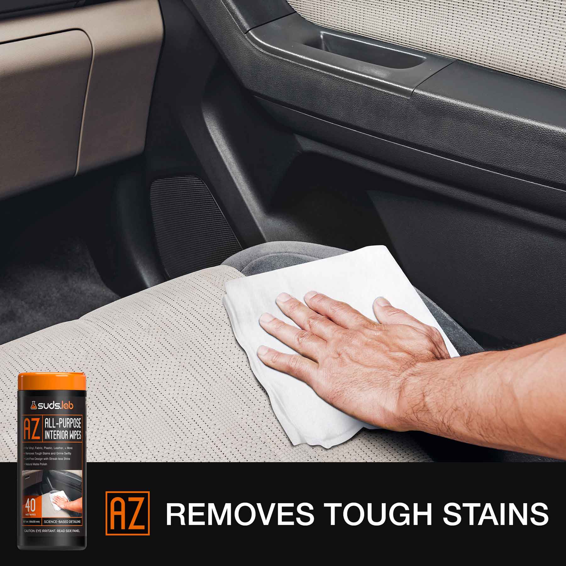 スタイリング剤 asuoil AZ All-Purpose Interior Wipes – SudsLab