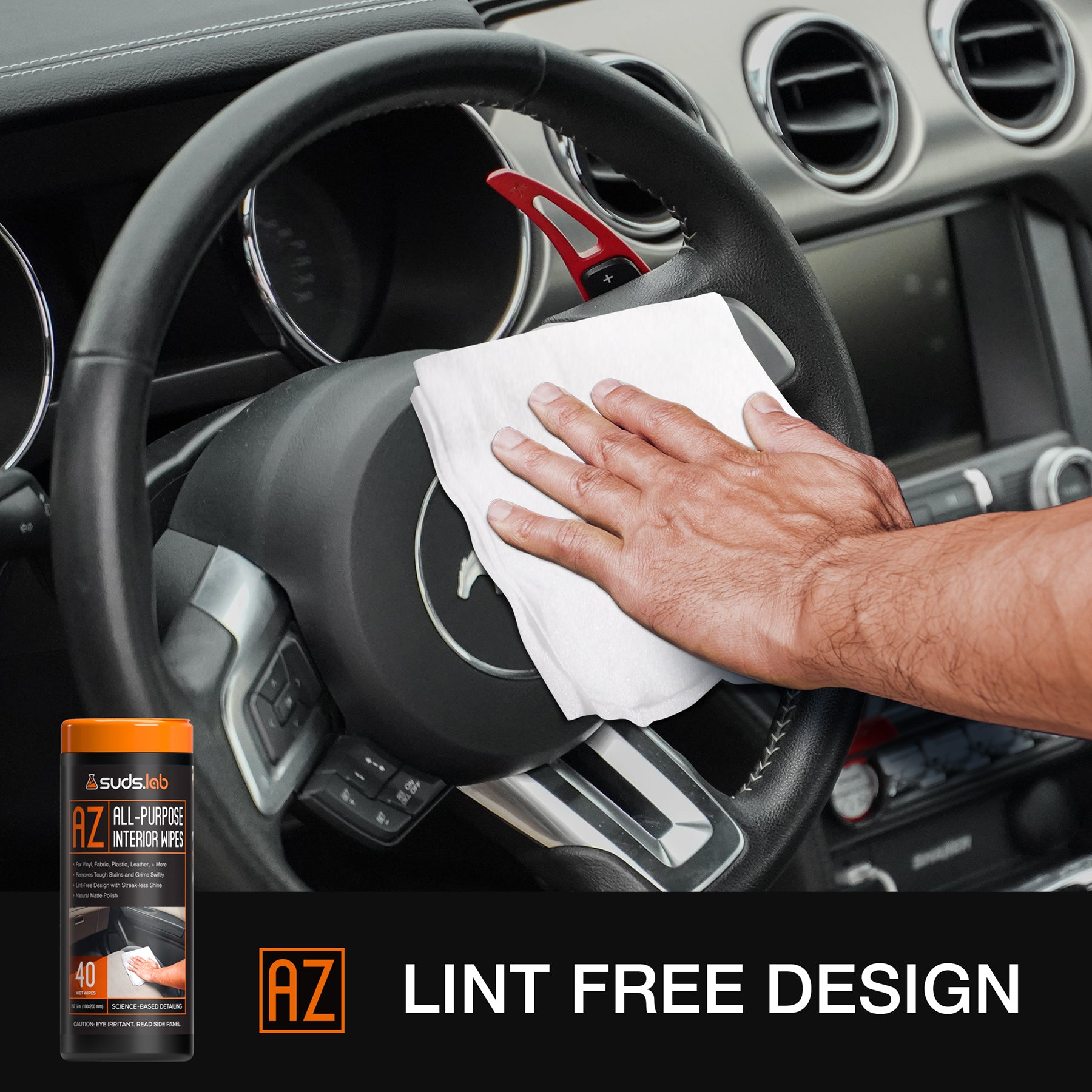 AZ All-Purpose Interior Wipes – SudsLab