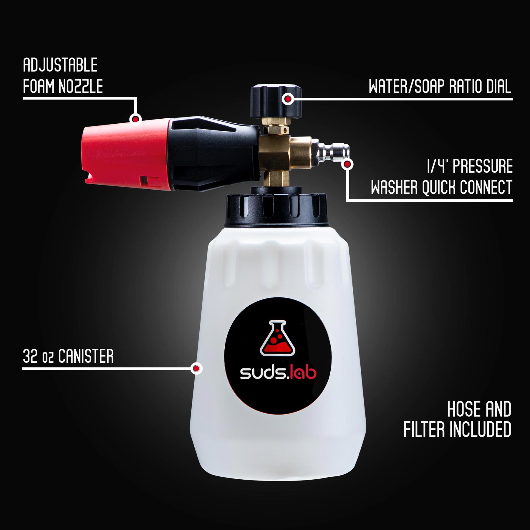 Professional Foam Cannon | Suds Lab – SudsLab