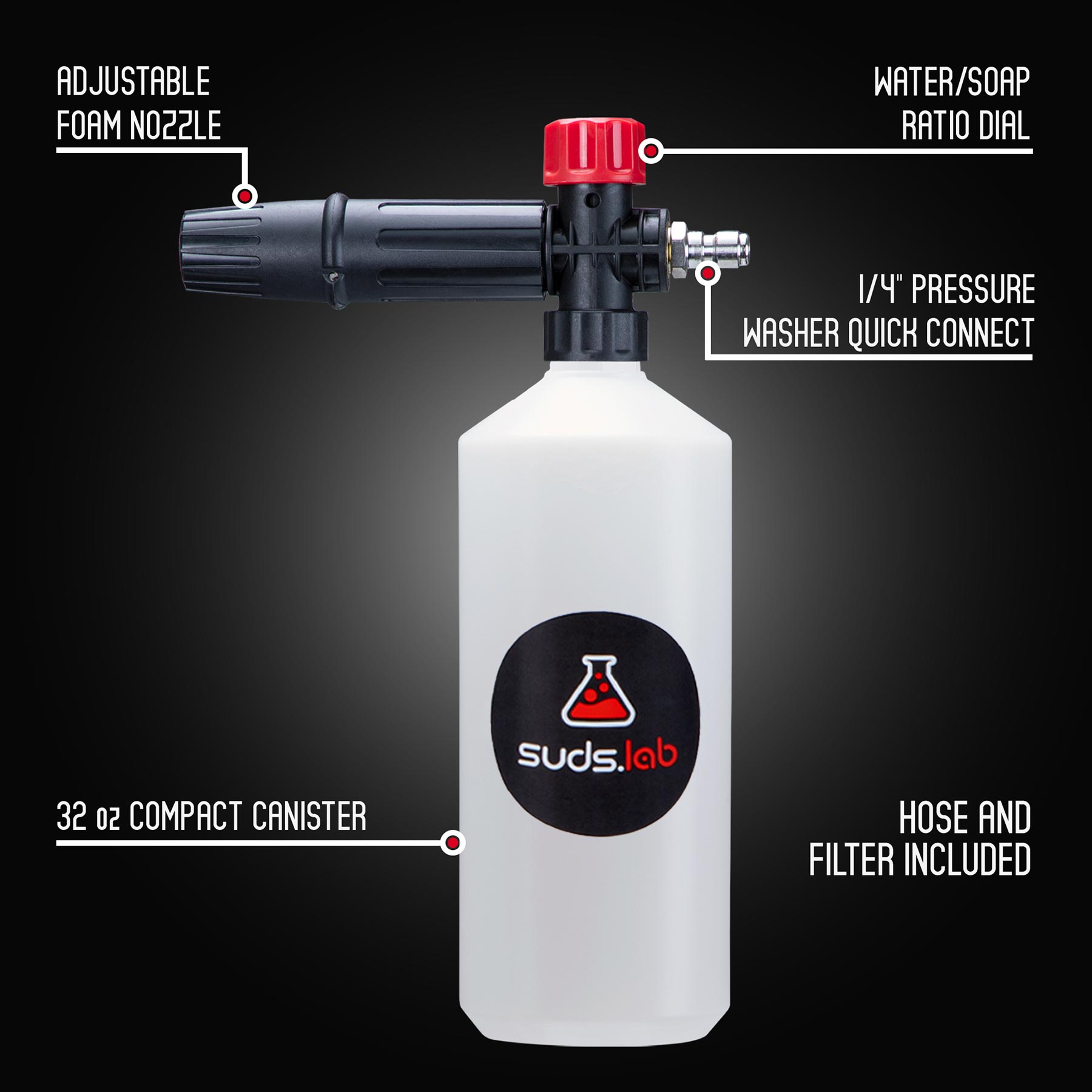 F2 Super Wash Foam Cannon – SudsLab