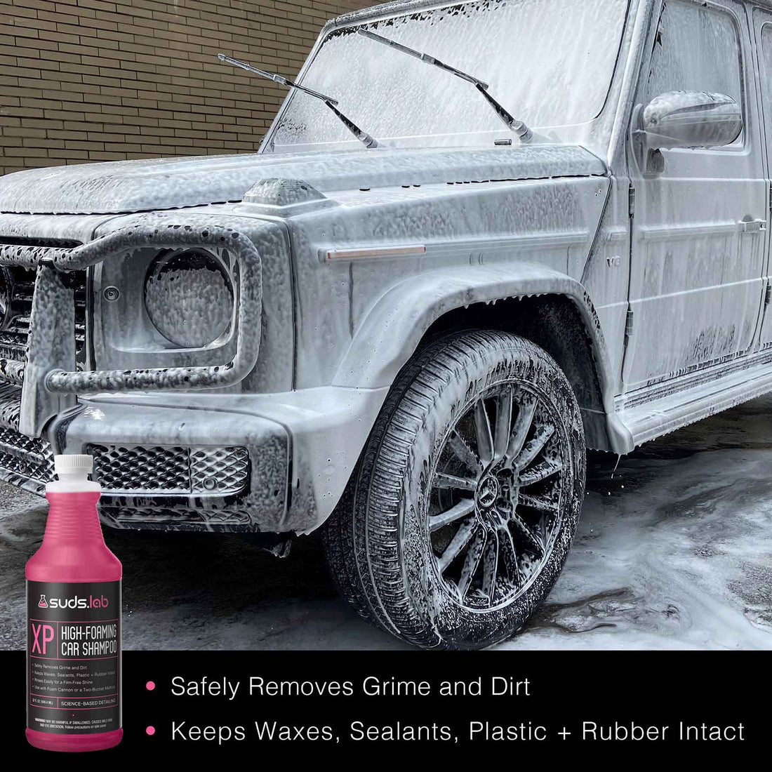 Incredible Suds Foaming Car Shampoo – 128 Fl Oz Mega Jug For Cars, Trucks, And SUVs