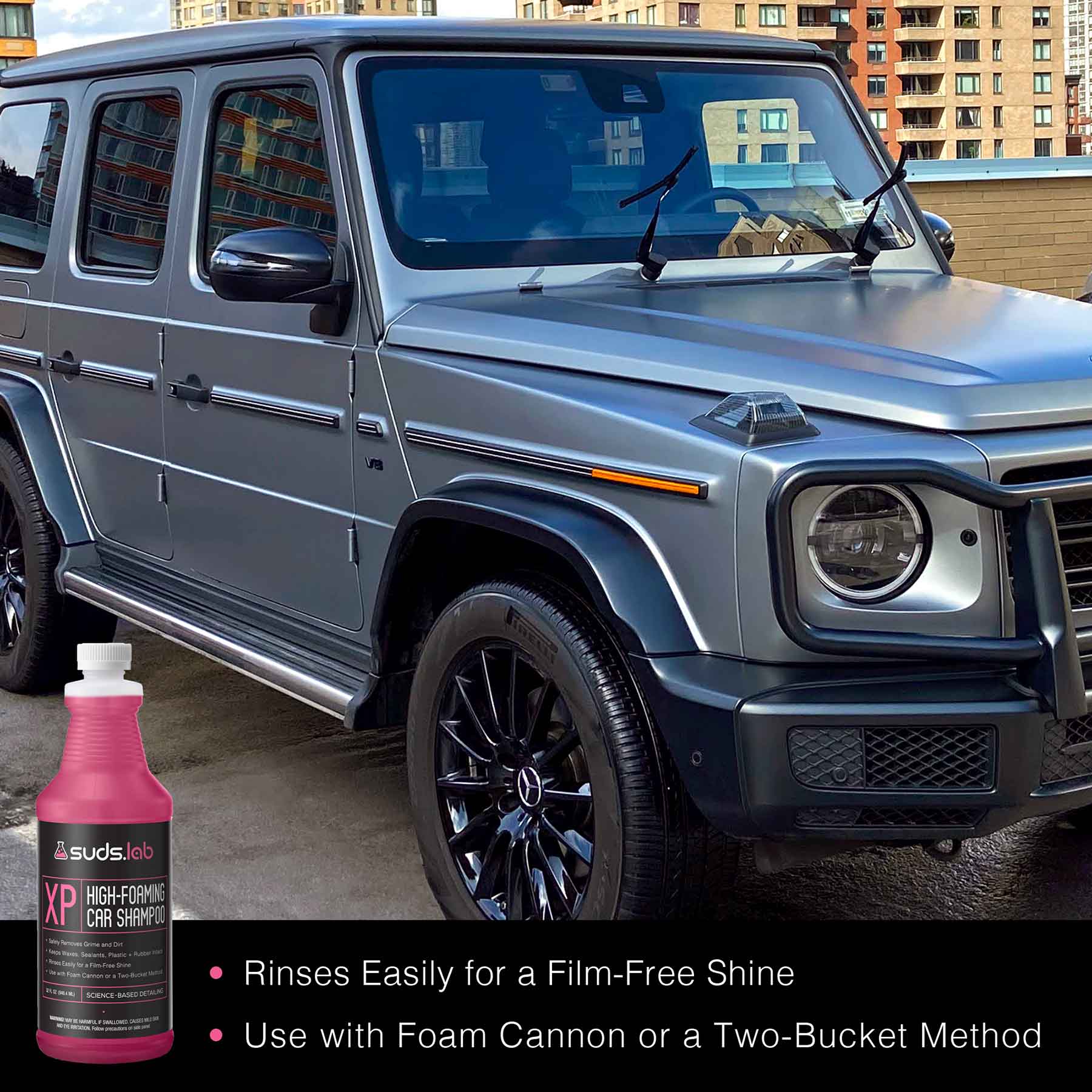 High-Foaming Car Shampoo, 64 oz. | Suds Lab – SudsLab